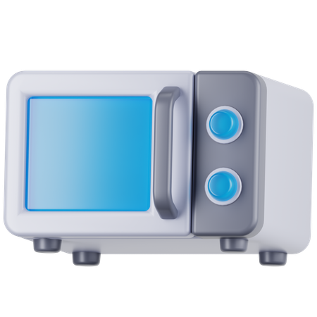 마이크로파  3D Icon