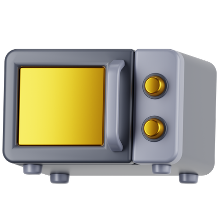 마이크로파  3D Icon