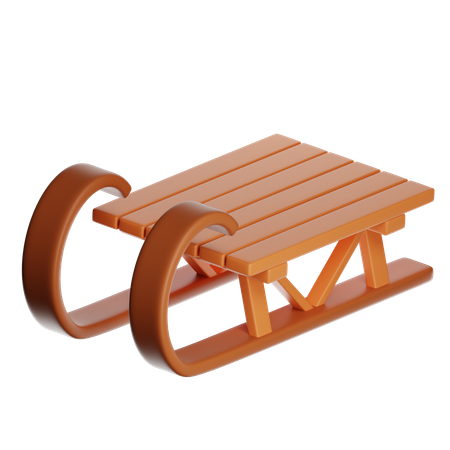 犬ぞり  3D Icon