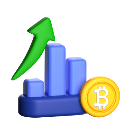 암호화폐 투자  3D Icon
