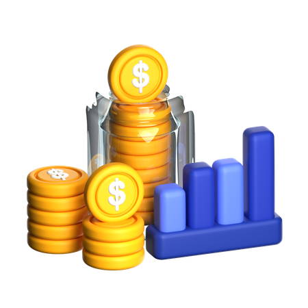 뮤추얼펀드  3D Icon