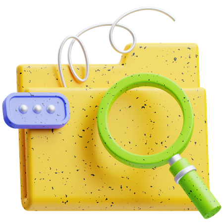 빈 결과 폴더  3D Icon