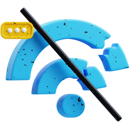 연결이 끊어졌습니다  3D Icon