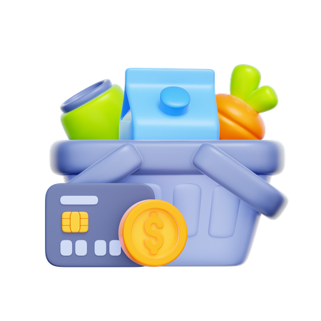 소비자 지출  3D Icon