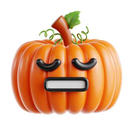 호박이 지루해하다  3D Icon