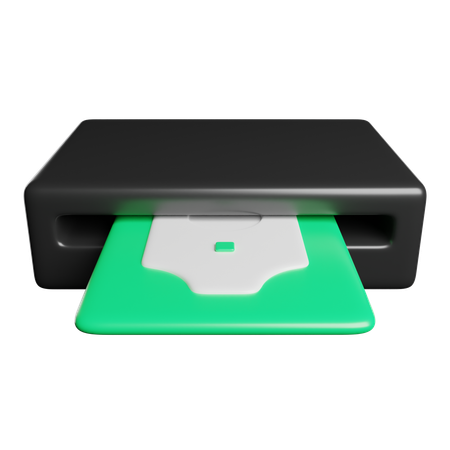 현금 인출  3D Icon