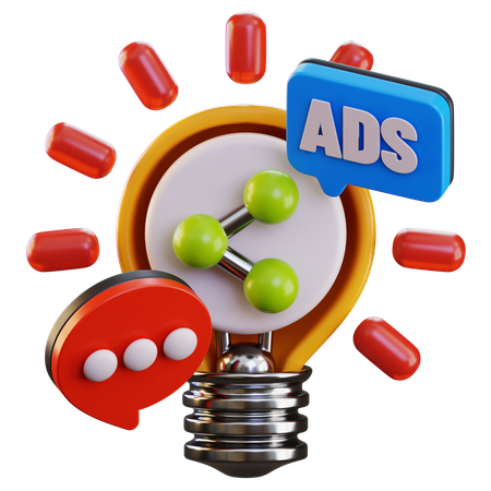 アイデアを共有する  3D Icon