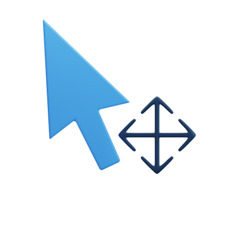 移動ツール  3D Icon