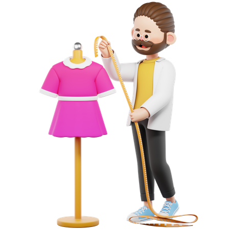 패션 디자인을 가르치는 교사들  3D Icon