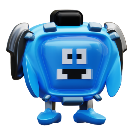 중립 로봇  3D Icon