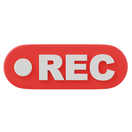 녹음  3D 아이콘