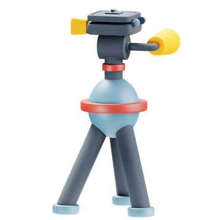 카메라 삼각대  3D 아이콘