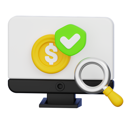 データセキュリティ  3Dアイコン