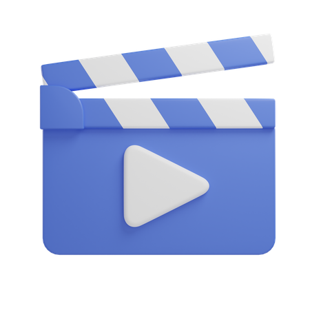 カチンコ  3D Icon