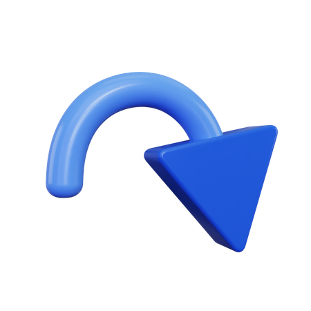 戻る矢印  3D Icon