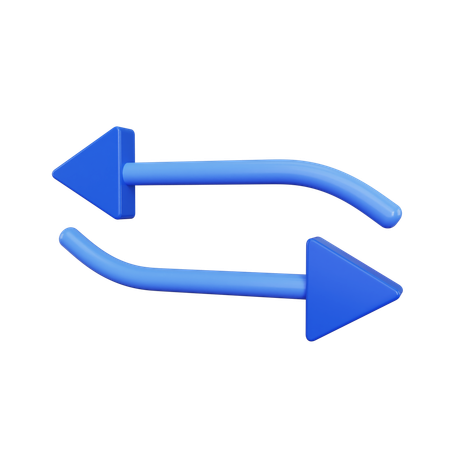 転送矢印  3D Icon