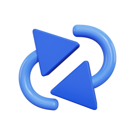 ループ矢印  3D Icon