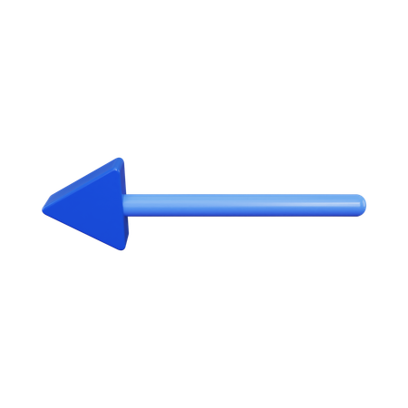 左矢印  3D Icon