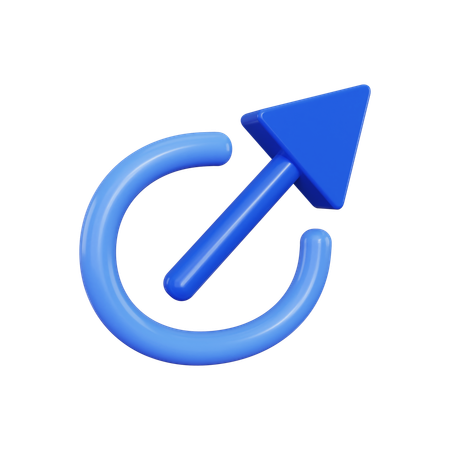 エクスポート矢印  3D Icon