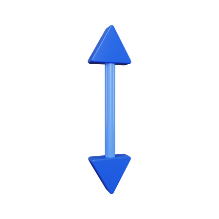 二重矢印  3D Icon