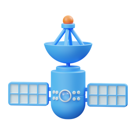 衛星  3D Icon