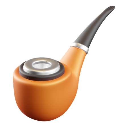 喫煙用パイプ  3D Icon