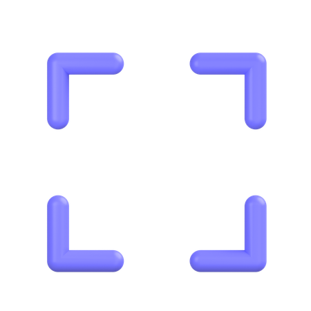 초점 영역  3D Icon