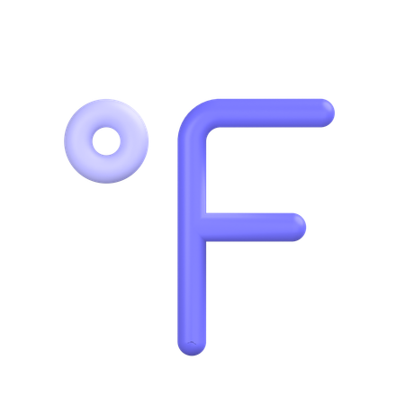 온도  3D Icon