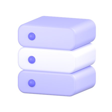 데이터 저장고 3D Icon