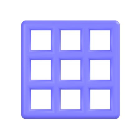 グリッド  3D Icon