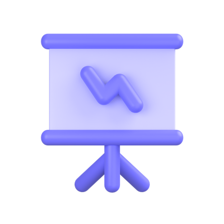 プレゼンテーションボード  3D Icon