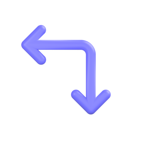 양방향 화살표  3D Icon