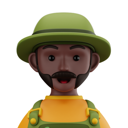 庭師  3D Icon
