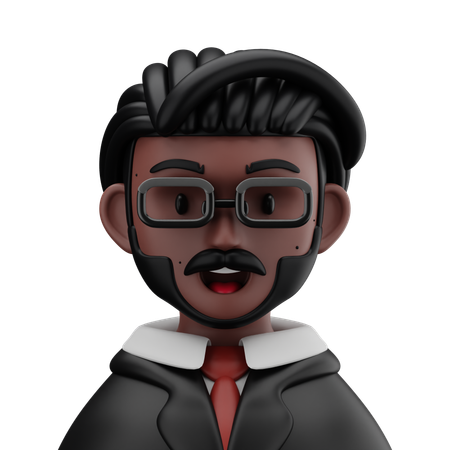 변호사  3D Icon