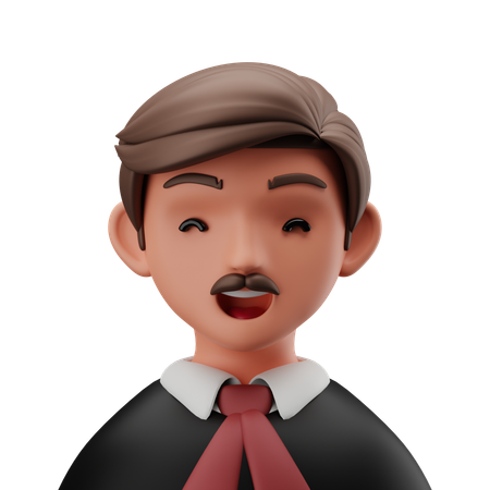판사  3D Icon