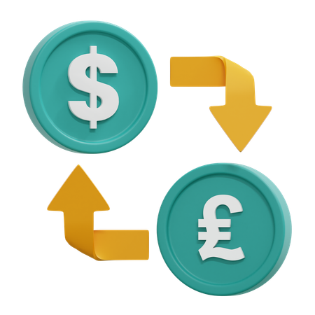 通貨換算 3D Icon