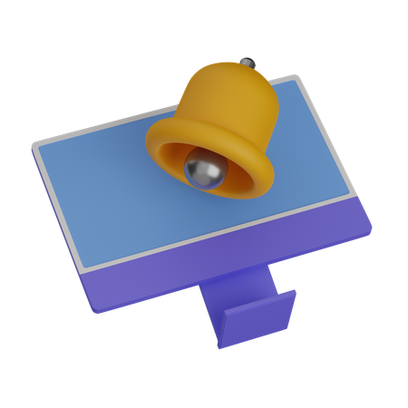 コンピュータ通知  3D Icon