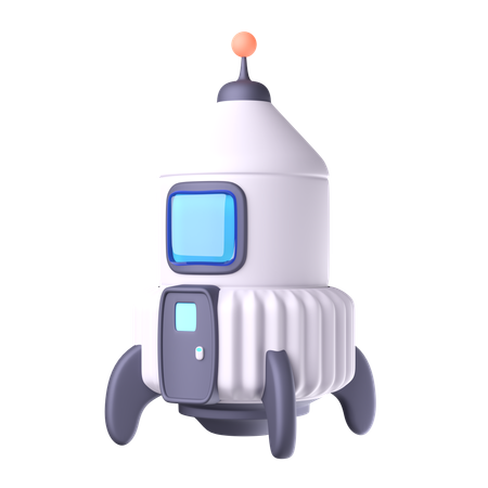 로켓  3D Icon