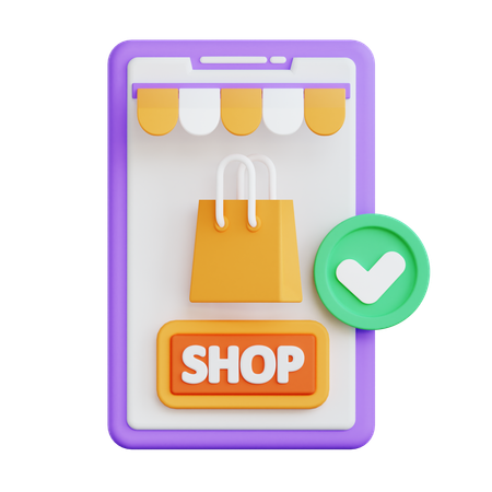 온라인 쇼핑  3D Icon