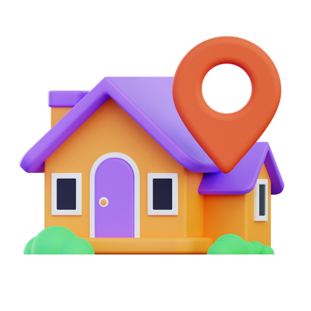 物件の所在地  3D Icon