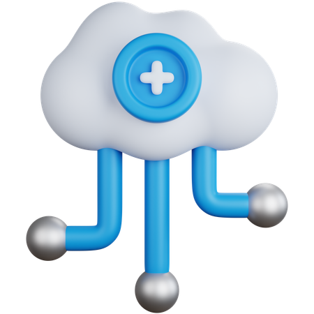 구름  3D Icon
