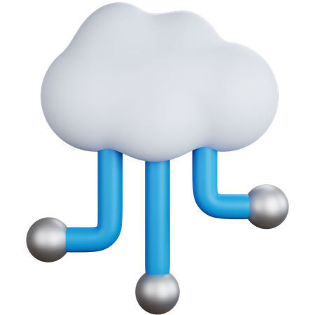 구름  3D Icon
