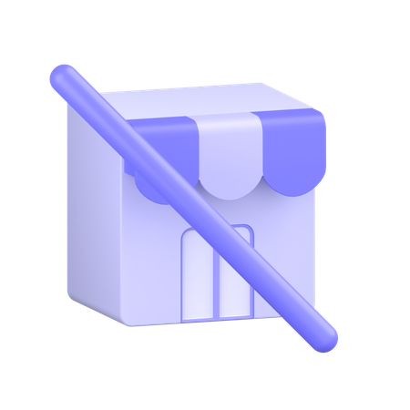 店  3D Icon