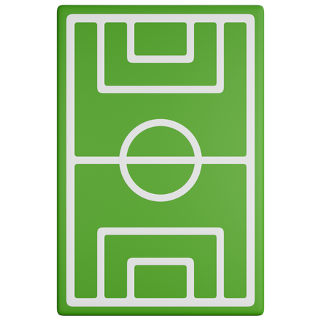 サッカー場  3D Icon