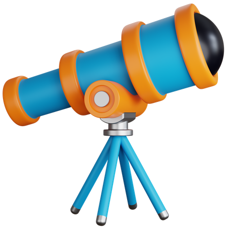 望遠鏡  3D Icon
