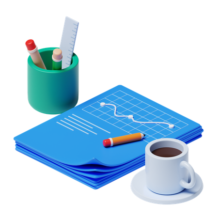 ビジネス分析  3D Icon