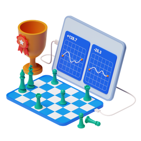 ビジネス戦略  3D Icon