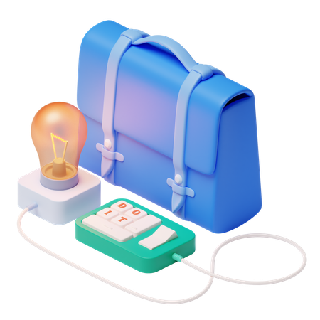 ビジネスアイデア  3D Icon
