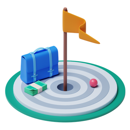 ビジネス目標  3D Icon