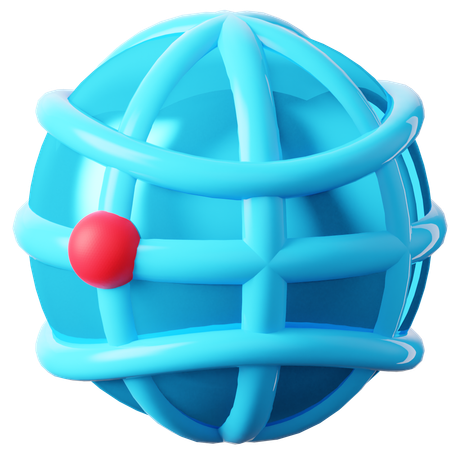 지구  3D Icon
